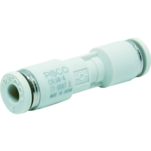 トラスコ中山 ピスコ 低作動圧チェックバルブ ユニオンストレート 442-6355(ご注文単位1個)【直送品】