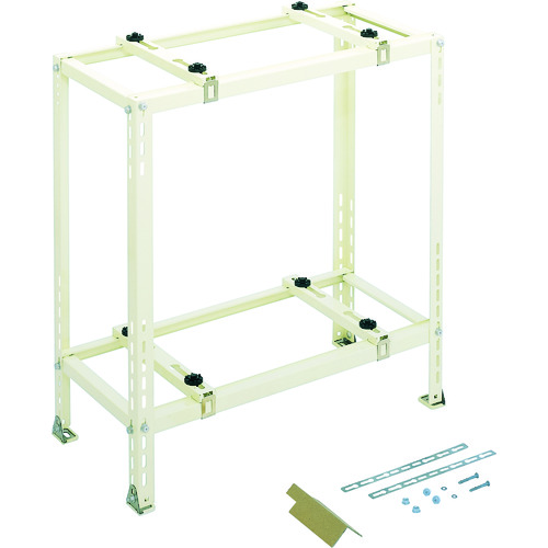 トラスコ中山 日晴金属 エアコン据付台 クーラーキャッチャー エアコン固定寸法幅300~700mm 奥行160~340mm(ご注文単位1台)【直送品】