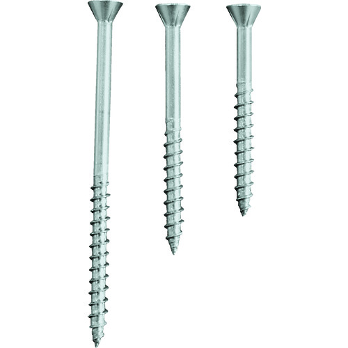 トラスコ中山 MIYAGAWA ステンレス 不思議な四角穴付き皿頭デッキ用ビス 5.5×55 50本入(ご注文単位1袋)【直送品】