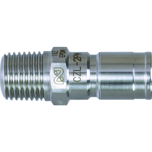 トラスコ中山 日東 コンパクトゼロスピルカプラ 相手側取付サイズRc1/8(ご注文単位1個)【直送品】