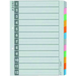 トラスコ中山 JTX 260483インデックスA4S 6色12山5組D027J12Y(ご注文単位1パック)【直送品】