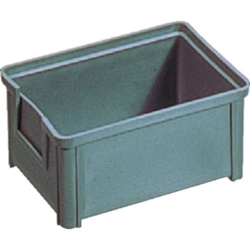 トラスコ中山 積水 D型コンテナ(小物入れ用) D-1 グレー(ご注文単位1個)【直送品】