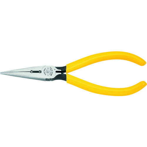 トラスコ中山 KLEIN ロングノーズプライヤー サイドカット 170mm 皮むき穴付（ご注文単位1個）【直送品】