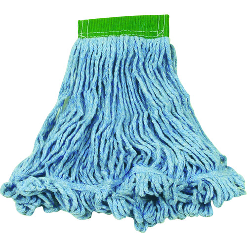 トラスコ中山 ラバーメイド モップ クリーニングモップ クランプスタイル リミテッド ブルー 材質コットン、合成繊維(ご注文単位1個)【直送品】