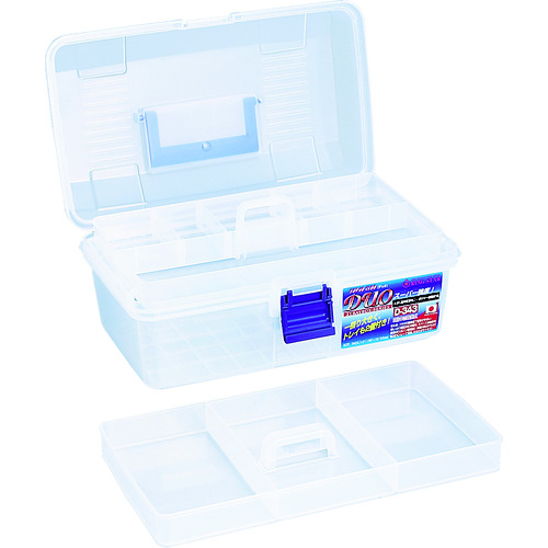 トラスコ中山 リングスター スーパークラブデュオD-343クリア(ご注文単位1個)【直送品】