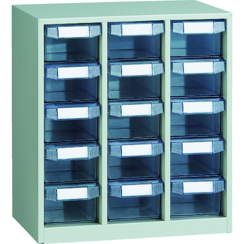 トラスコ中山 TRUSCO パーツケース バンラックケースD型 3列5段（ご注文単位1台）【直送品】