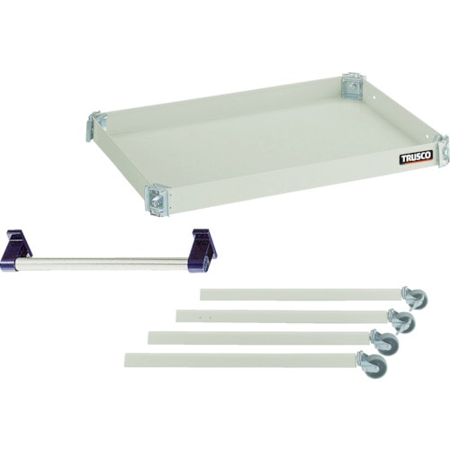 トラスコ中山 TRUSCO コンビネーションワゴン 天板フレーム3点基本セット(ご注文単位1セット)【直送品】