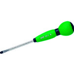 トラスコ中山 KTC グリップドライバー ソフトラウンドドライバ 刃先5.5マイナス 軸長75mm(ご注文単位1本)【直送品】