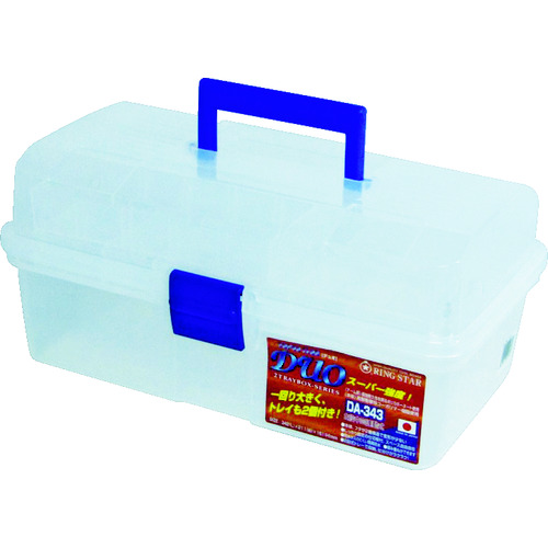 トラスコ中山 リングスター スーパークラブデュオDA-343クリア(ご注文単位1個)【直送品】