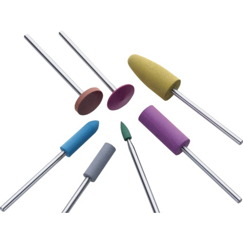 トラスコ中山 ミニモ 研磨用ゴム砥石 WA ハード#600 φ10 (10本入) 852-6868(ご注文単位1袋)【直送品】