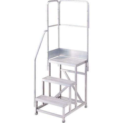 トラスコ中山 ハセガワ 片側開口手摺 DB2.0-T3NK110(17130)（ご注文単位1セット）【直送品】