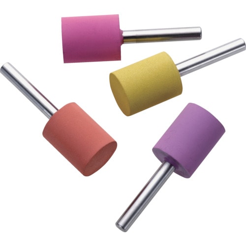 トラスコ中山 ミニモ 研磨用ゴム砥石 WA ハード#320 φ20 (5本入)(ご注文単位1袋)【直送品】