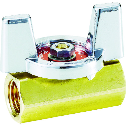 トラスコ中山 フジキン 黄銅製1.96MPaミニボール弁15A(1/2) 365-5091(ご注文単位1個)【直送品】