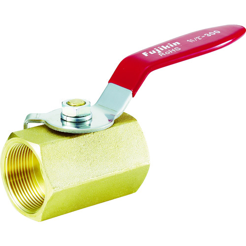 トラスコ中山 フジキン 黄銅製1.96MPaミニボール弁40A(1 1/2)(ご注文単位1個)【直送品】