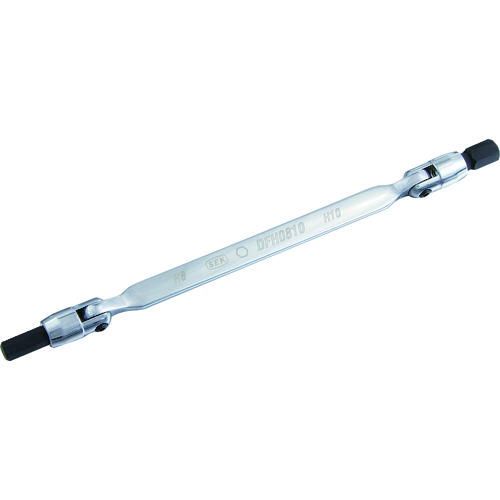 トラスコ中山 スエカゲ 六角棒レンチ ダブルフレックスヘキサゴンレンチ 8×10mm(ご注文単位1本)【直送品】