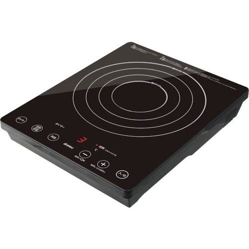 トラスコ中山 dretec IHクッカー ラルジュ ブラック(ご注文単位1台)【直送品】