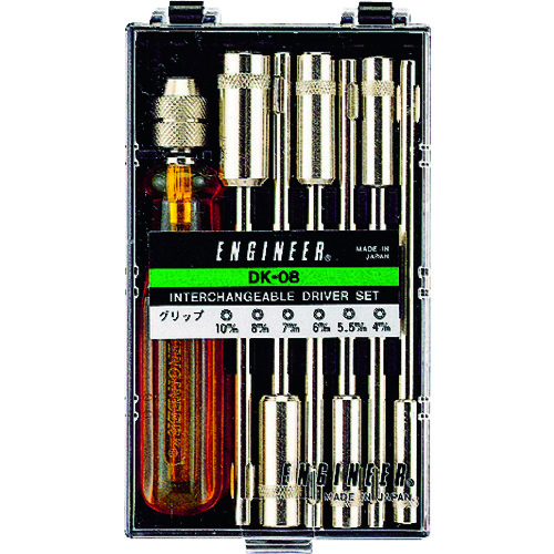 トラスコ中山 エンジニア 差替ドライバーセット 368-7180(ご注文単位1セット)【直送品】