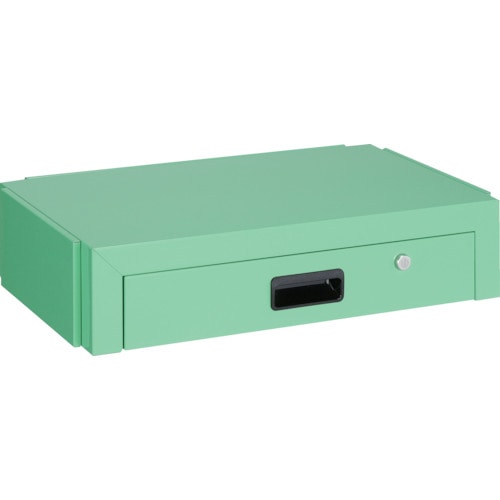 トラスコ中山 TRUSCO ツールワゴン ドルフィン用引出 1段 600X400 ヤンググリーン(ご注文単位1台)【直送品】