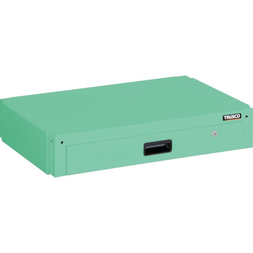 トラスコ中山 TRUSCO ツールワゴン ドルフィン用引出 1段 750X500 ヤンググリーン(ご注文単位1台)【直送品】