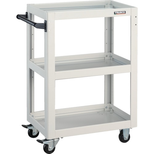 トラスコ中山 TRUSCO ツールワゴン ドルフィン 600X400 ホワイト 454-8035(ご注文単位1台)【直送品】