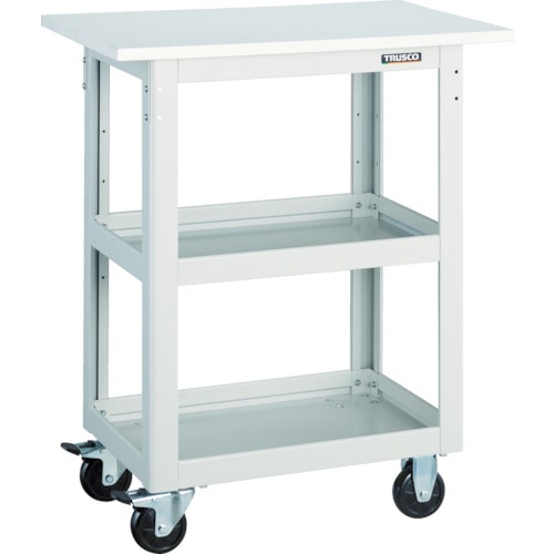 トラスコ中山 TRUSCO ツールワゴン ドルフィン 天板付 900X600 ヤンググリーン(ご注文単位1台)【直送品】