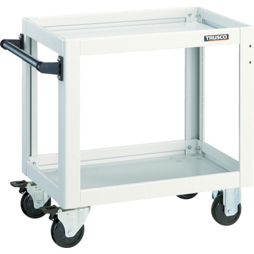 トラスコ中山 TRUSCO ツールワゴン ドルフィン 750X500 ホワイト 454-8256(ご注文単位1台)【直送品】