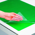 トラスコ中山 プラス 41358)デスクマット OAダブル DM-010LW(ご注文単位1枚)【直送品】