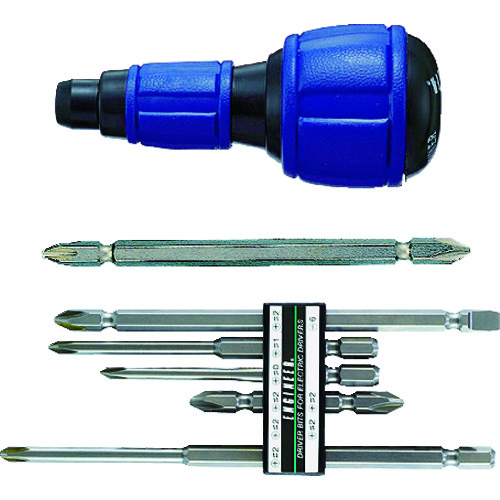 トラスコ中山 エンジニア ドライバーセット マスターグリップ 7点セット（ご注文単位1セット）【直送品】