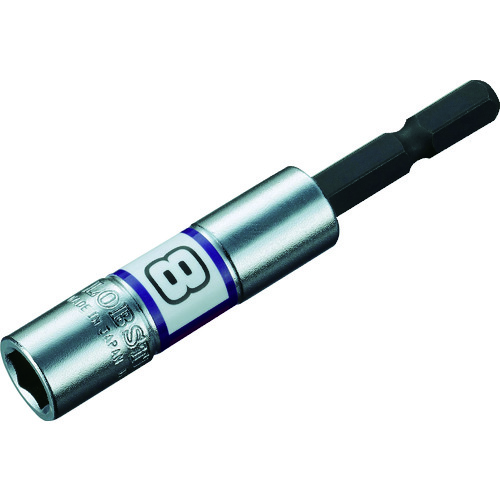 トラスコ中山 エビ 電ドルソケット“ストロック” ショートソケット 6角 対辺8mm(ご注文単位1個)【直送品】