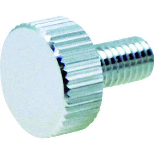 トラスコ中山 TRUSCO 装飾平小ねじ 縦目ローレット M4 Φ10 L10 1個入(ご注文単位1個)【直送品】