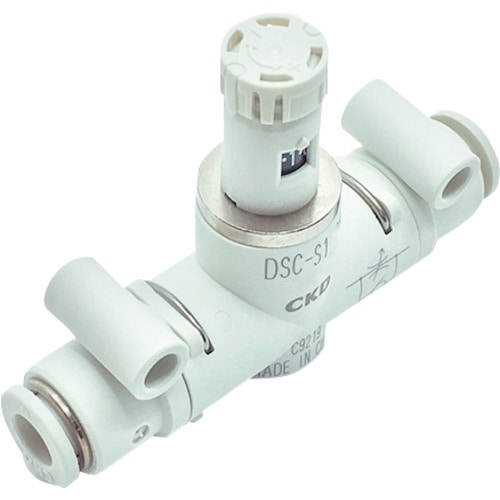 トラスコ中山 CKD ダイヤル付スピードコントローラ インラインタイプ 249-5416(ご注文単位1個)【直送品】