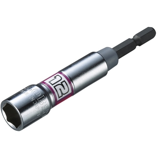 トラスコ中山 エビ ストロック スタンダードソケット 高耐久タイプ 6角 対辺12mm(ご注文単位1個)【直送品】