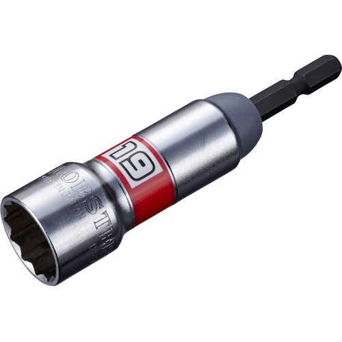 トラスコ中山 エビ ストロック スタンダードソケット 高耐久タイプ 12角 対辺19mm(ご注文単位1個)【直送品】