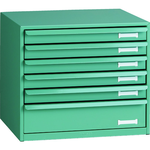 トラスコ中山 TRUSCO 卓上ツールケース ワイド 6段 384X327XH327(ご注文単位1台)【直送品】