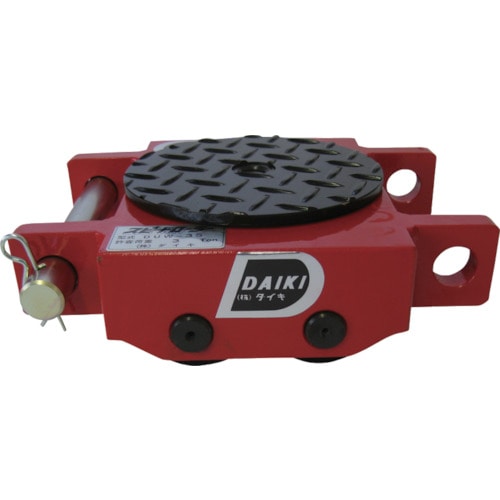 トラスコ中山 ダイキ スピードローラ低床ダブル型ウレタン車輪3ton(ご注文単位1台)【直送品】