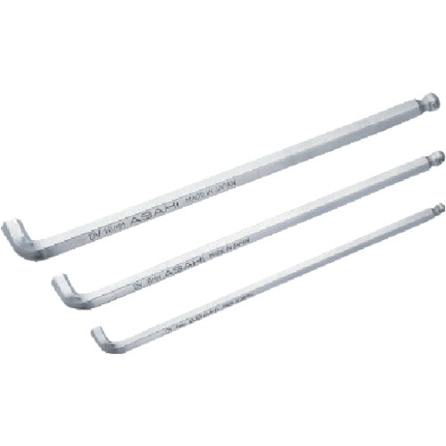 トラスコ中山 ASH ロングボールダックスキー六角棒レンチ5mm(ご注文単位1本)【直送品】