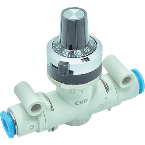 トラスコ中山 CKD ダイヤル付ニードルバルブ ニードル弁(禁油タイプ) 251-9199(ご注文単位1個)【直送品】