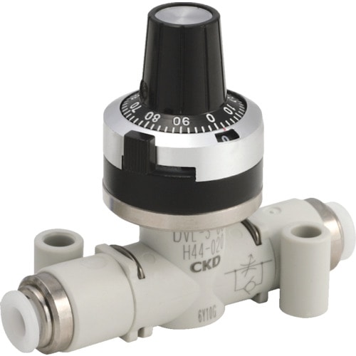 トラスコ中山 CKD ダイヤル付ニードルバルブ DVLシリーズ 332-4940(ご注文単位1個)【直送品】