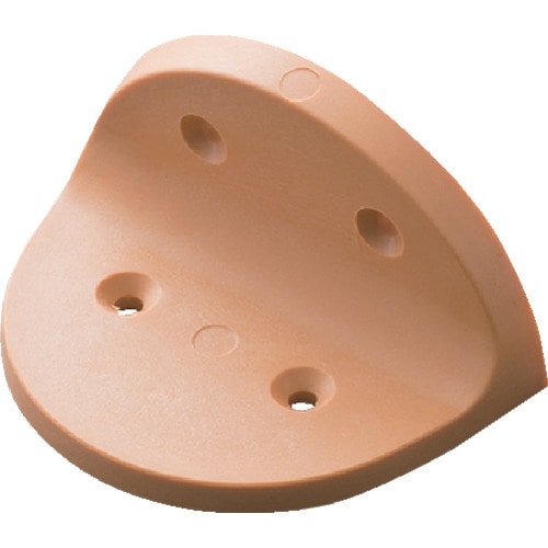 >トラスコ中山 WAKAI WAKAI ディアウォール1×4・2×4棚受けライトブラウン(ご注文単位1セット)【直送品】