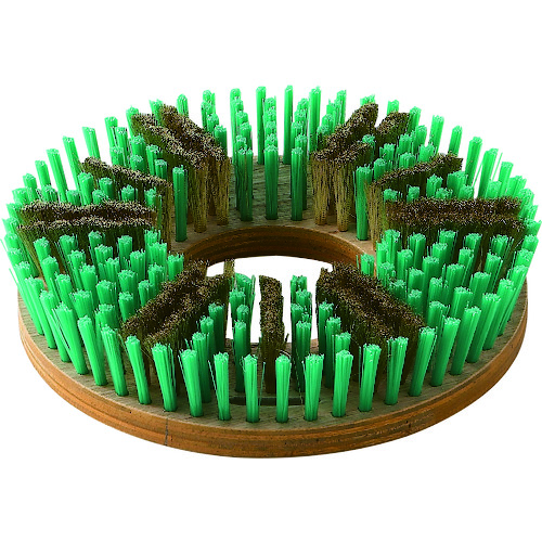 トラスコ中山 コンドル 床洗浄機器 ポリシャー用 真鍮トーロンブラシ 12インチ(ご注文単位1個)【直送品】