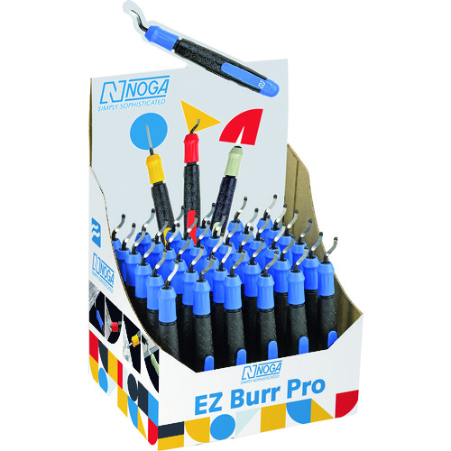 トラスコ中山 NOGA バリ取り工具 イージーバープロ・カウンターディスプレイ(EB1000×36本)(ご注文単位1個)【直送品】