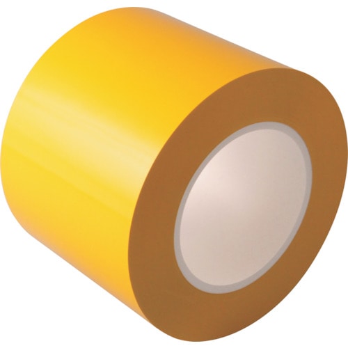 トラスコ中山 日東エルマテ ラインテープE-CR(BC) 0.16mm×100mm×50m 黄(ご注文単位1巻)【直送品】