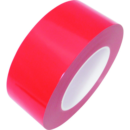 トラスコ中山 日東エルマテ ラインテープE-CR(BC) 0.16mm×50mm×50m 赤(ご注文単位1巻)【直送品】