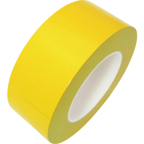 トラスコ中山 日東エルマテ ラインテープE-CR(BC) 0.16mm×50mm×50m 黄(ご注文単位1巻)【直送品】