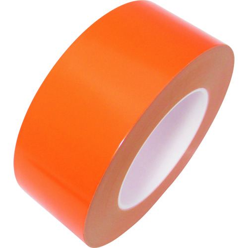 トラスコ中山 日東エルマテ ラインテープE-CR(BC) 0.16mm×50mm×50m オレンジ(ご注文単位1巻)【直送品】