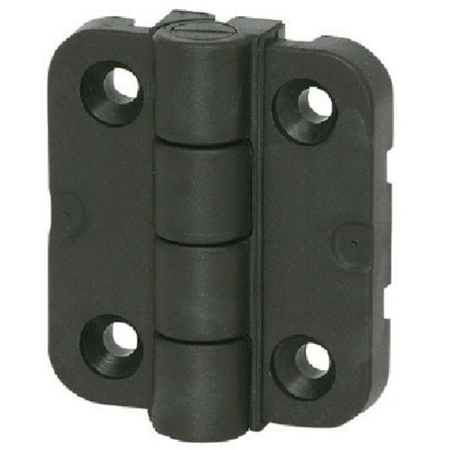 トラスコ中山 ELESA エンプラフラットヒンジ(カバータイプ) 806-1121(ご注文単位1個)【直送品】