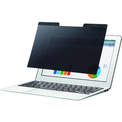 トラスコ中山 エレコム のぞき見防止フィルター(取外し式マグネットタイプ) 149-4462(ご注文単位1枚)【直送品】