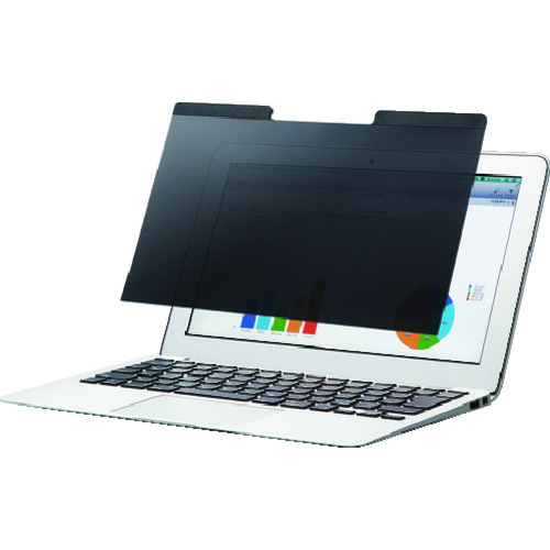 トラスコ中山 エレコム のぞき見防止フィルター(取外し式マグネットタイプ) 149-4463(ご注文単位1枚)【直送品】