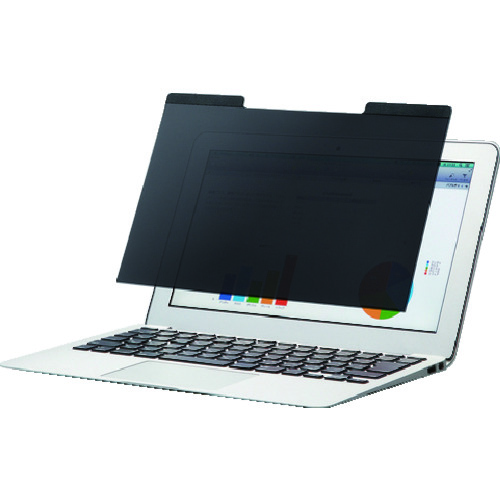 トラスコ中山 エレコム のぞき見防止フィルター(取外し式マグネットタイプ) 149-4464(ご注文単位1枚)【直送品】