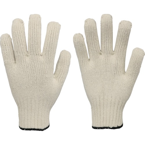 トラスコ中山 福徳 軍手 エコ龍軍手 生成 L 12双組（ご注文単位1組）【直送品】